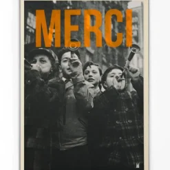 Carte Kencre Affiche Merci - Sale