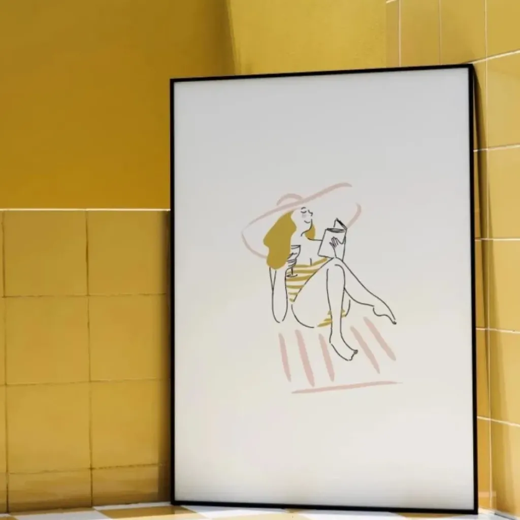 My Lovely Thing Affiche Paresse Au Soleil - Fashion