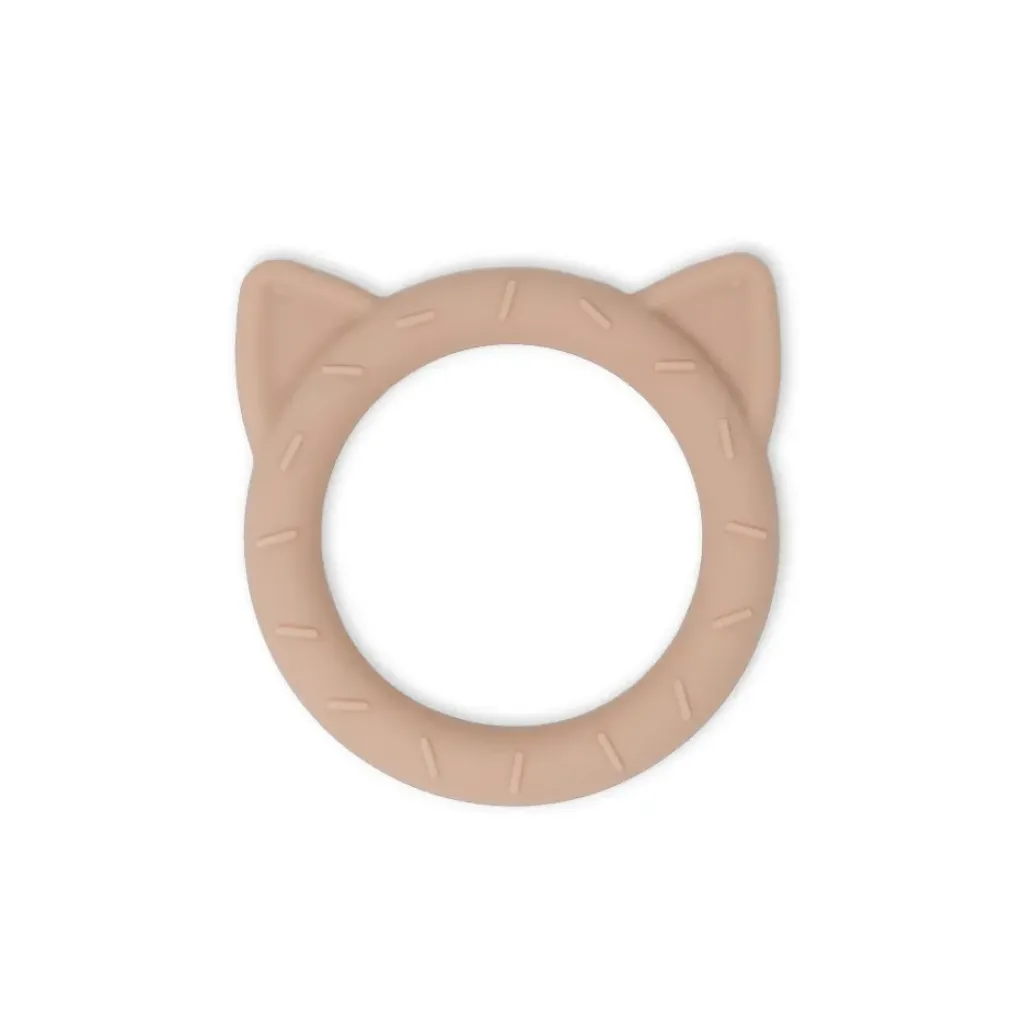 Mushie Anneau De Dentition Chat Rose New