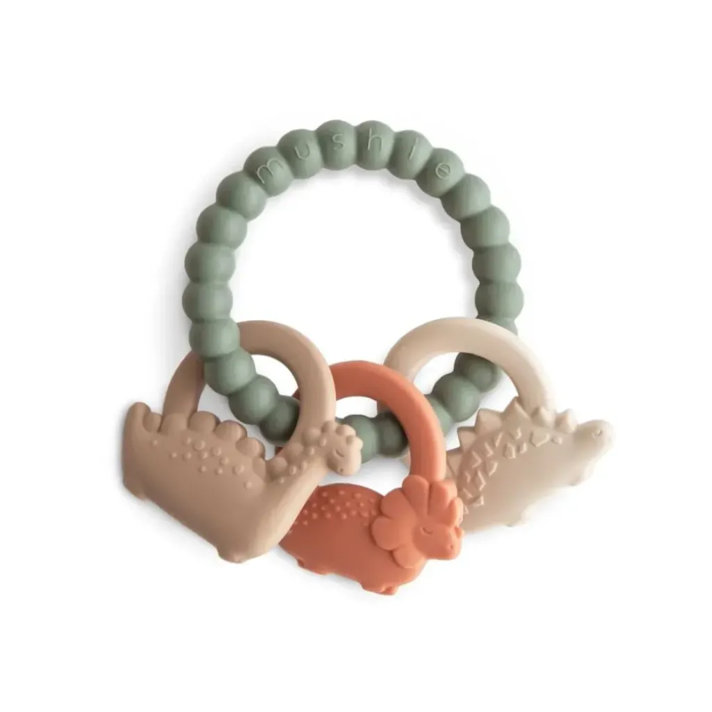 Mushie Anneau de Dentition Dinos - Sale