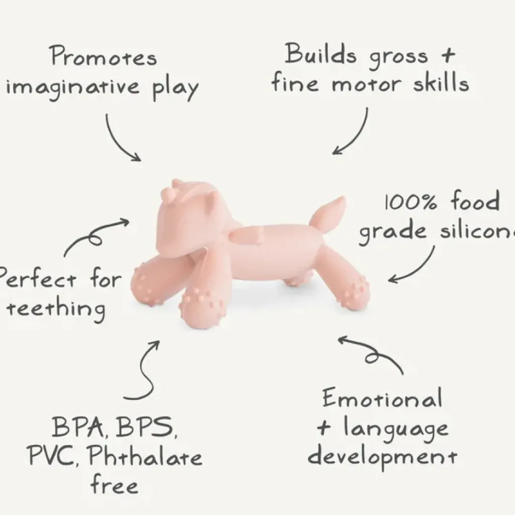 Mushie Anneau de Dentition Licorne - New