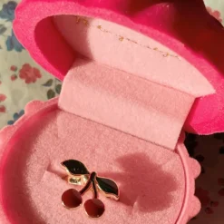 Konges Slojd Bague Cerise  Boîte Cupcake - Hot