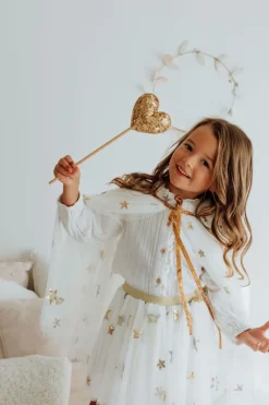 Luciole et Petit Pois Baguette Cœur Sequins Roses - Online