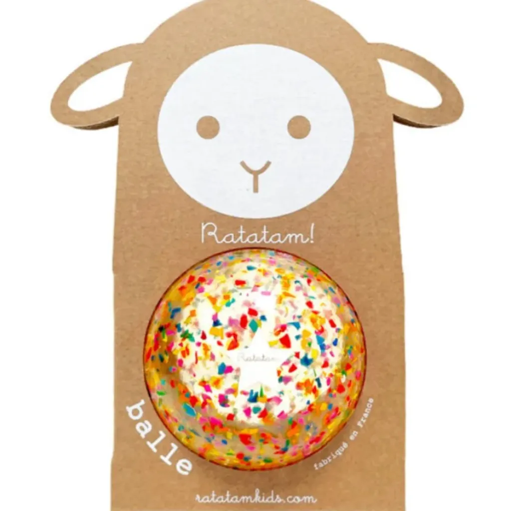 Ratatam Ballon Mouton Confetti Multicolore - Outlet
