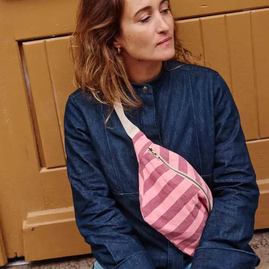 Rose In April Banane Rayures Bordeaux Flamingo - Hot