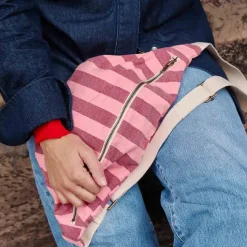 Rose In April Banane Rayures Bordeaux Flamingo - Hot