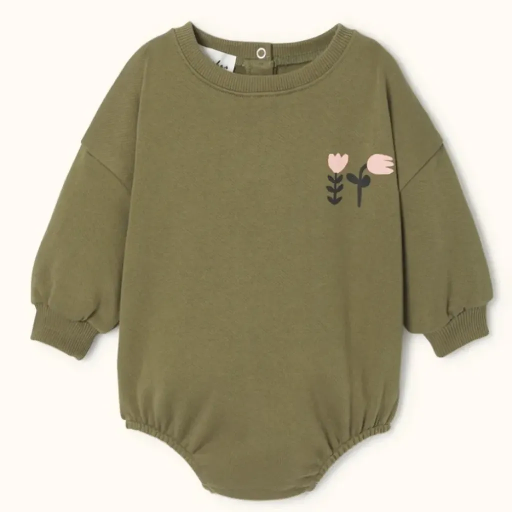 Apaches Collections Barboteuse Carma Tulipe Placée Kaki - Sale