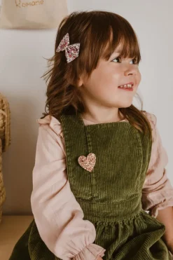 Luciole et Petit Pois Barrette Nœud Ruban Autumn - Discount