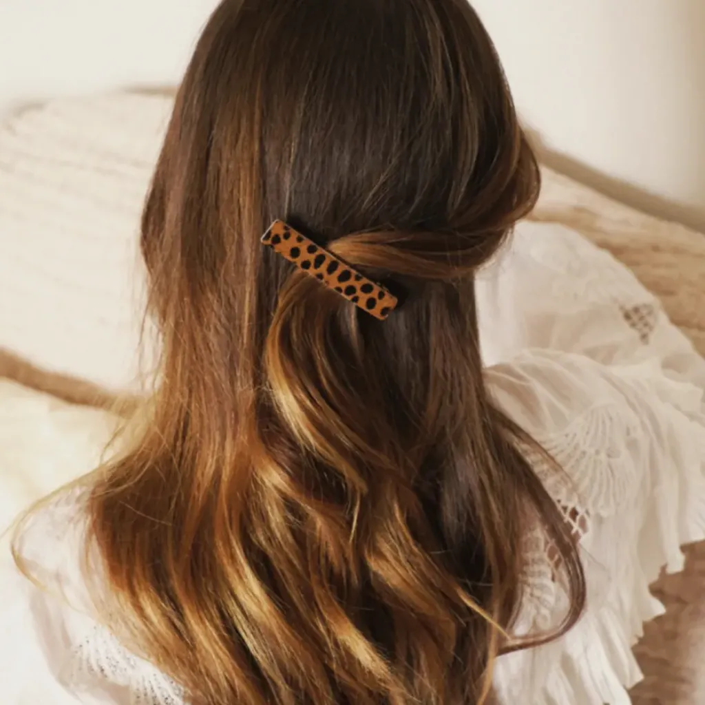 Gentil Coquelicot Paris Barrettes Léopard Femme - New