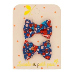 Luciole et Petit Pois Barrettes Mini Papillon Écarlate - Sale