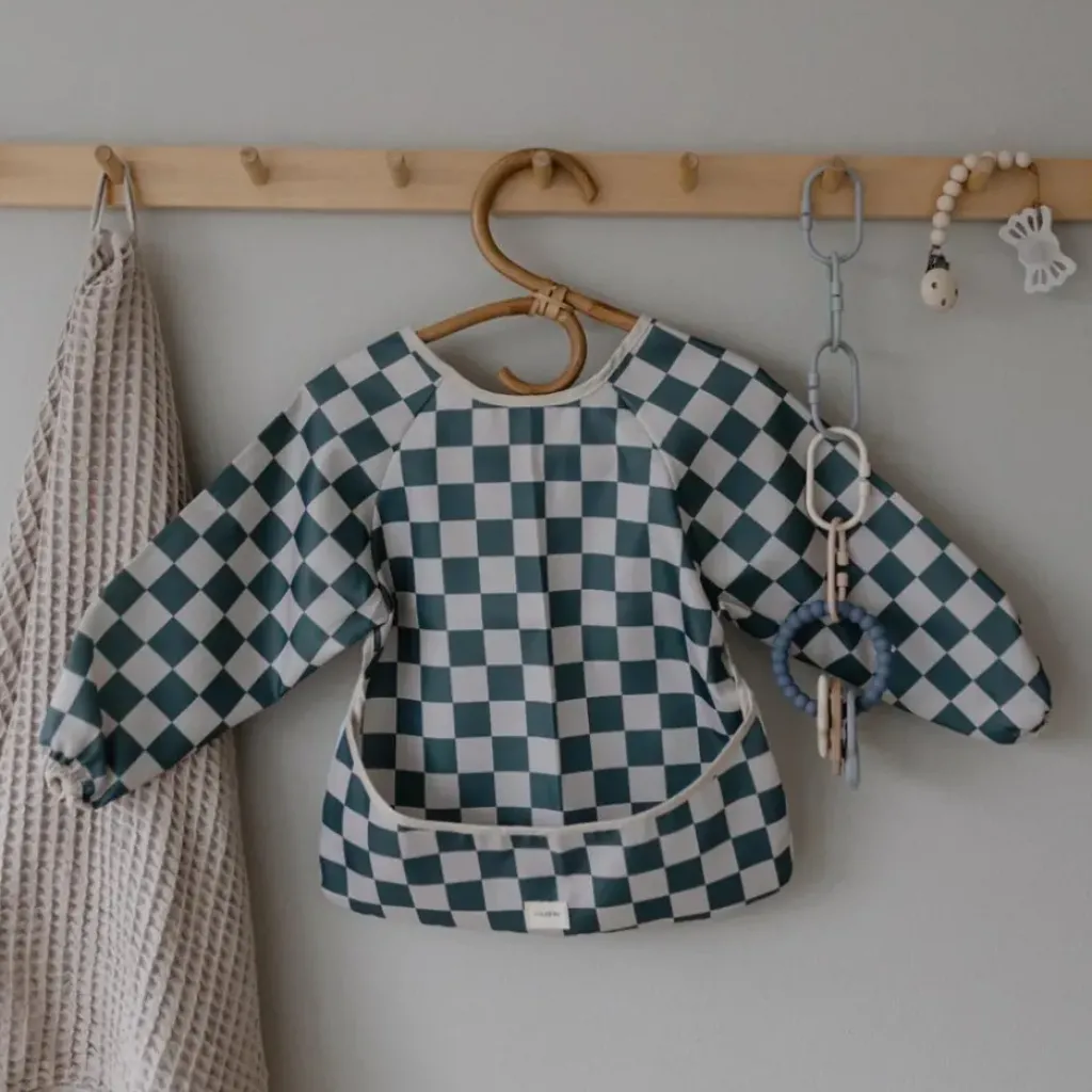 Mushie Bavoir à Manches Damier Vert - Outlet