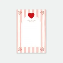 All The Way To Say Bloc-Notes Rayures Rose - All the Ways to Say Fashion