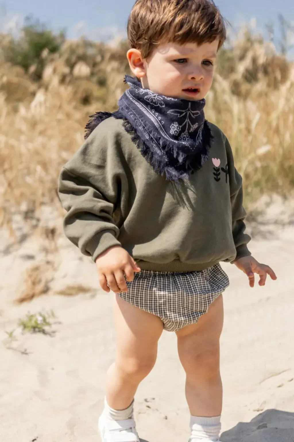 Apaches Collections Bloomer Tallum Khadi Kaki - Fashion