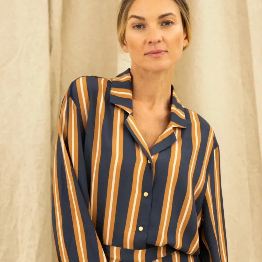 Apaches Collections Blouse Balaji Street Indigo - New