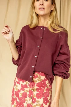 Apaches Collections Blouse Bimy Aubergine - Online