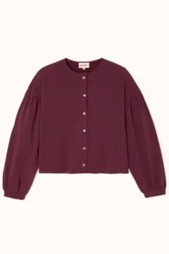 Apaches Collections Blouse Bimy Aubergine - Online