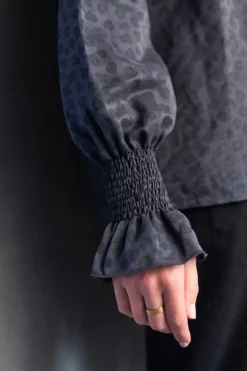 Marlot Paris Blouse Chérie Léopard Indigo - Discount