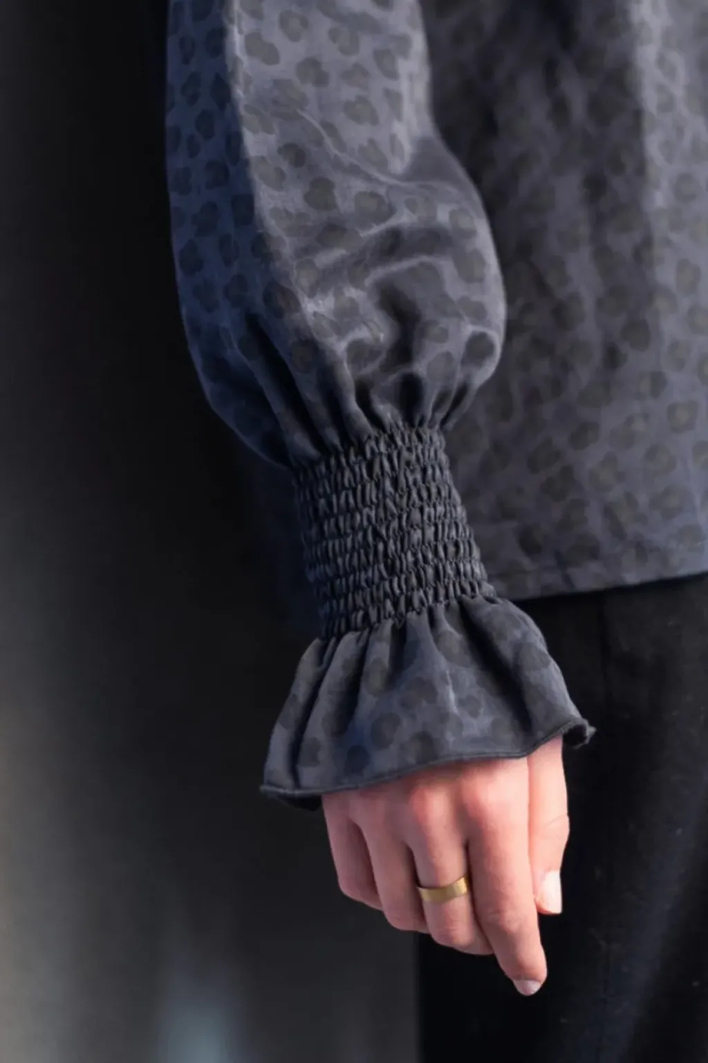 Marlot Paris Blouse Chérie Léopard Indigo - Discount