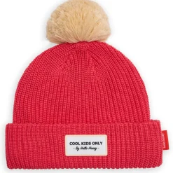 Hello Hossy Bonnet Color Block Framboise - Sale