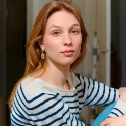 Palas Boucles d'Oreilles Santa Maria Vert d'Eau - New