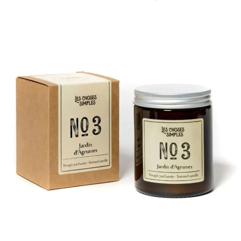 Les Choses Simples Bougie N°3 Jardin d'Agrumes - Discount