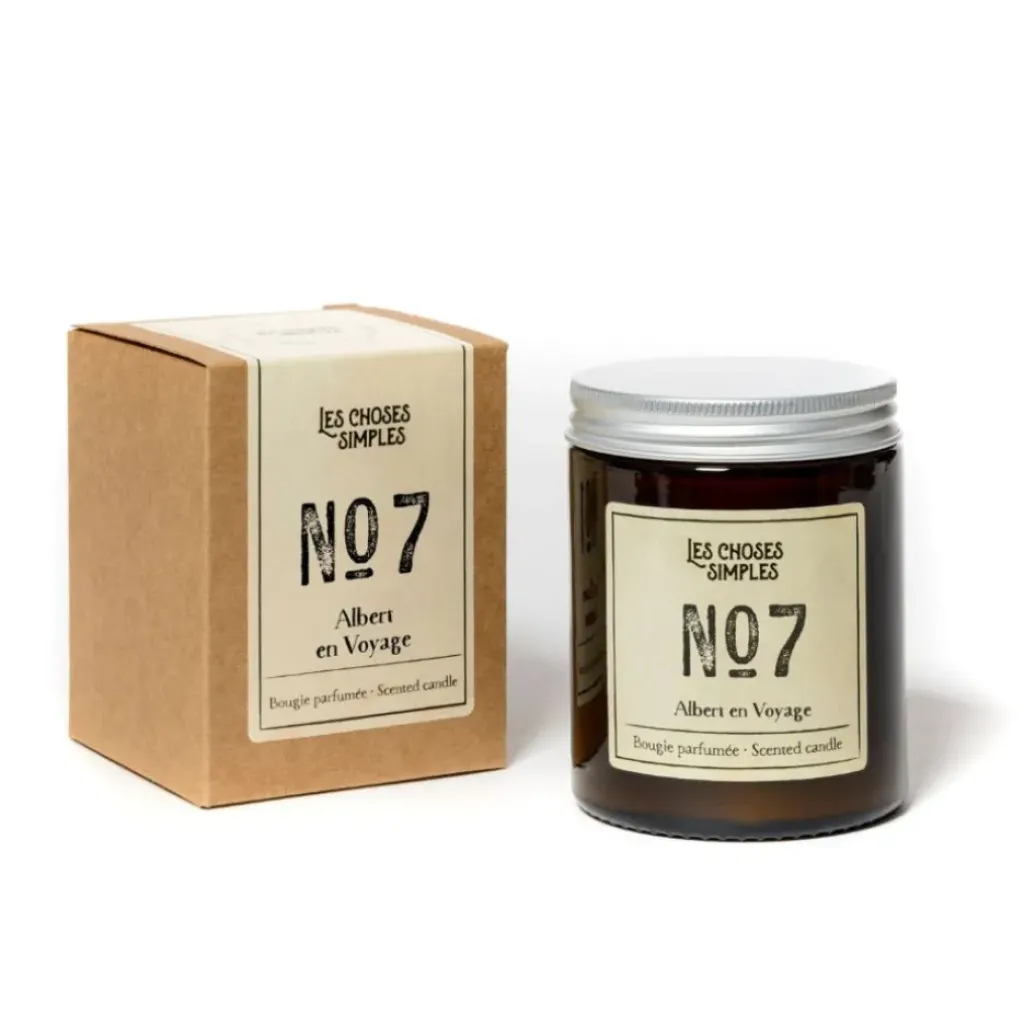 Les Choses Simples Bougie N°7 "Albert en Voyage" - Clearance