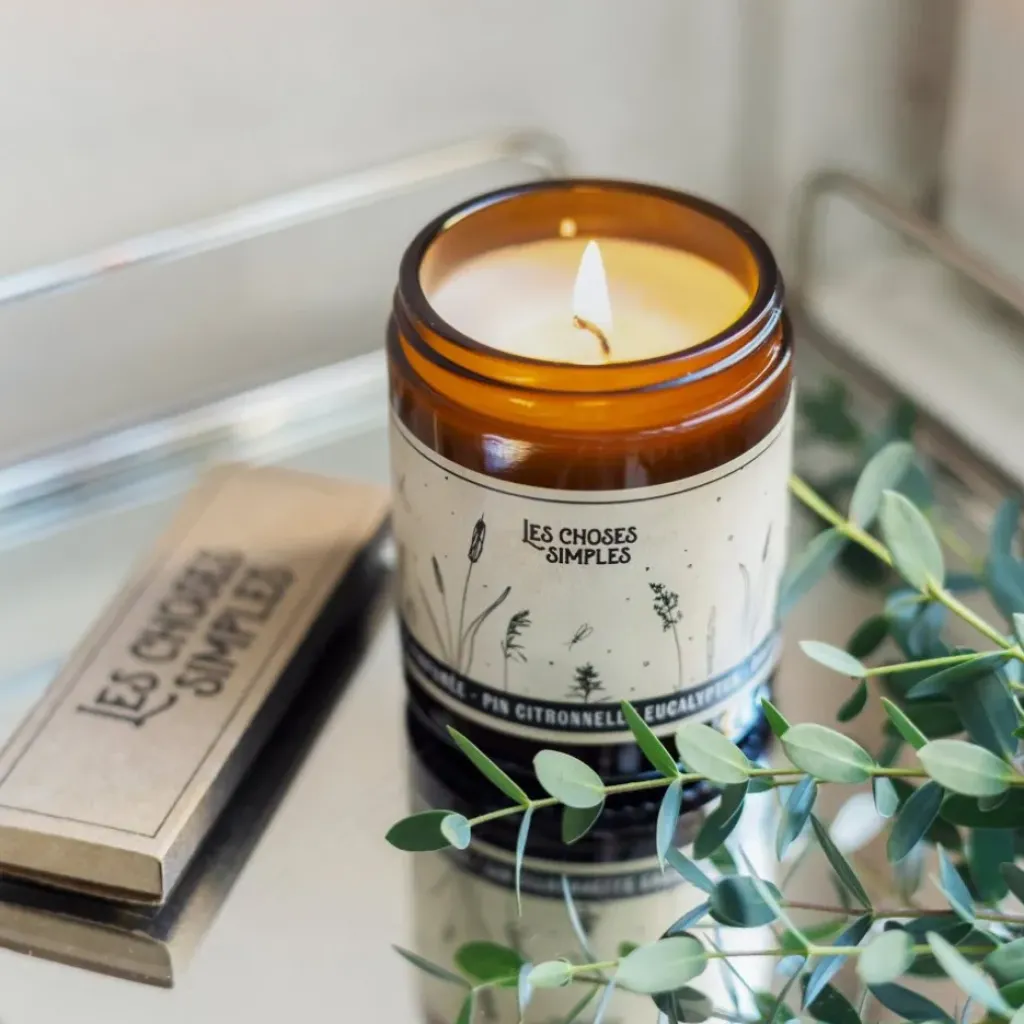 Les Choses Simples Bougie Pin-Citronnelle-Eucalyptus - Fashion