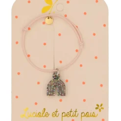 Luciole et Petit Pois Bracelet Cordon Rose Arc-en-Ciel Multi - Outlet