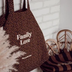 Mon Petit Léon Cabas Léopard "Family Love" - Fashion