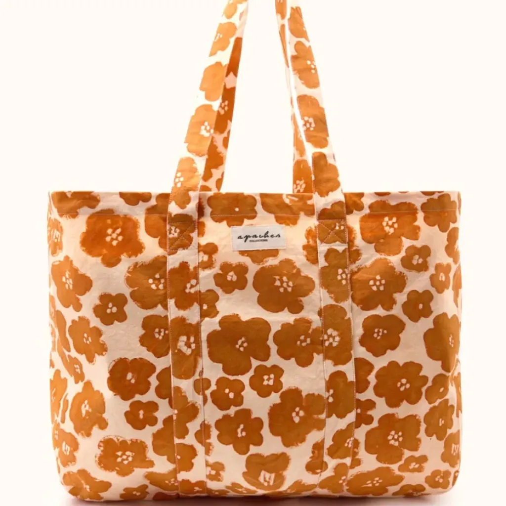 Apaches Collections Cabas Sambi Flora Bold Orange - Online