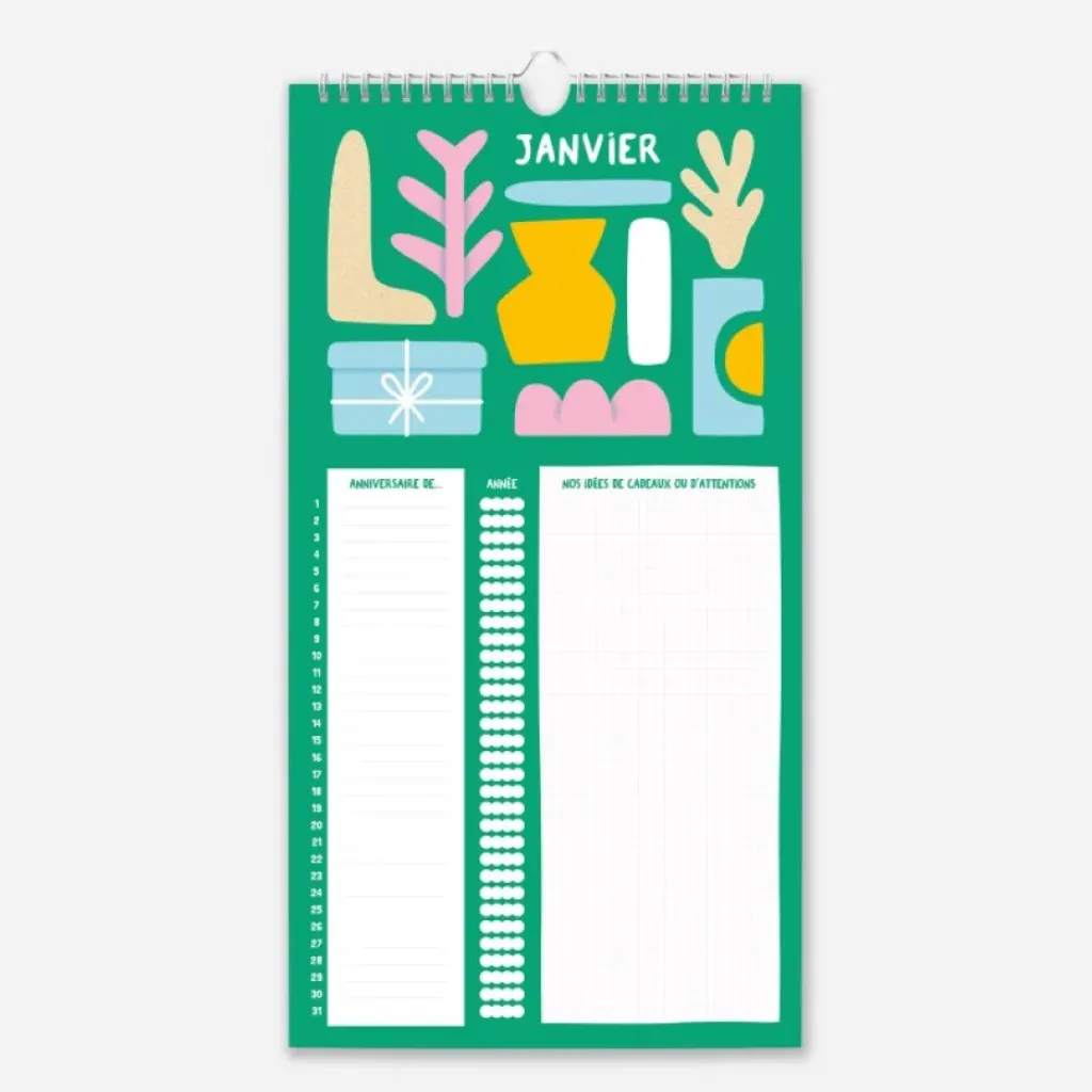 minus Calendrier d'Anniversaires Jojo - Discount