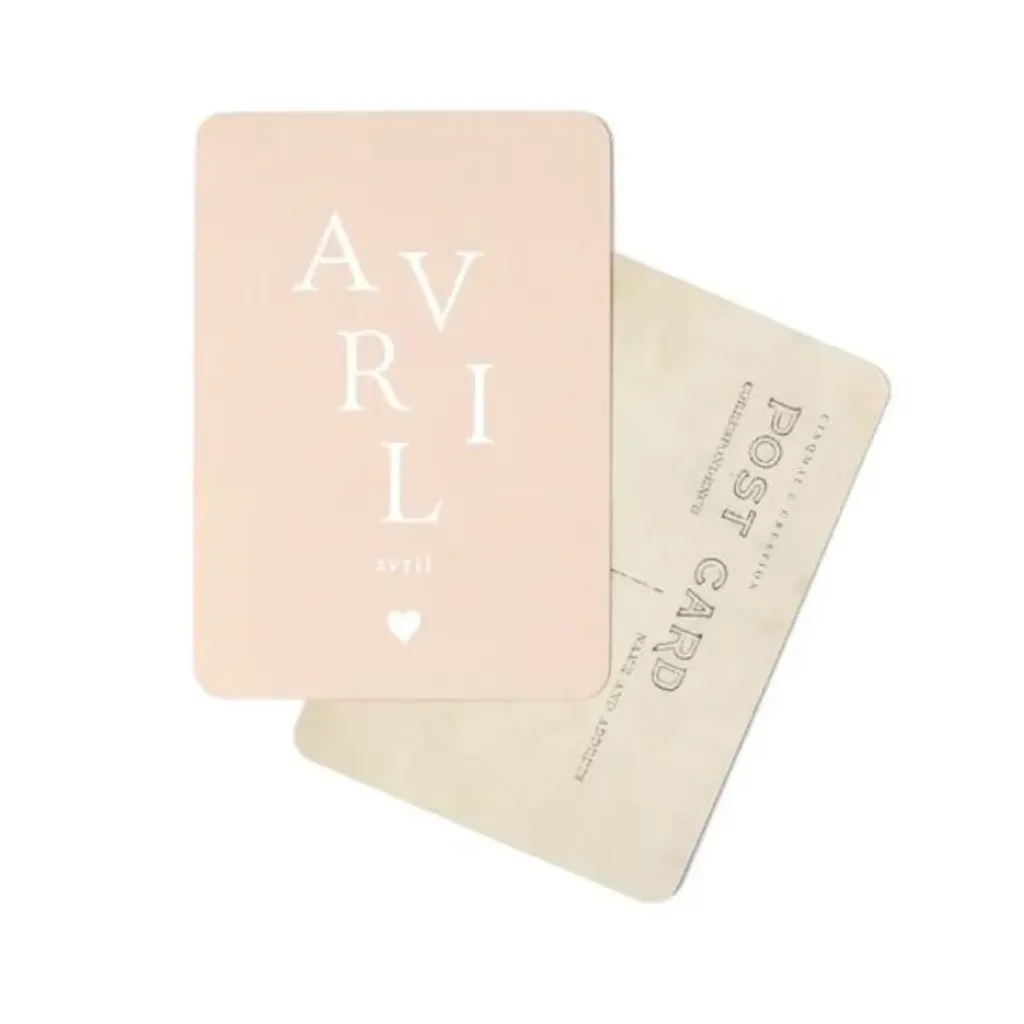 Cinq Mai Carte Avril - Discount