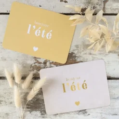 Cinq Mai Carte Bonjour L'été Hot