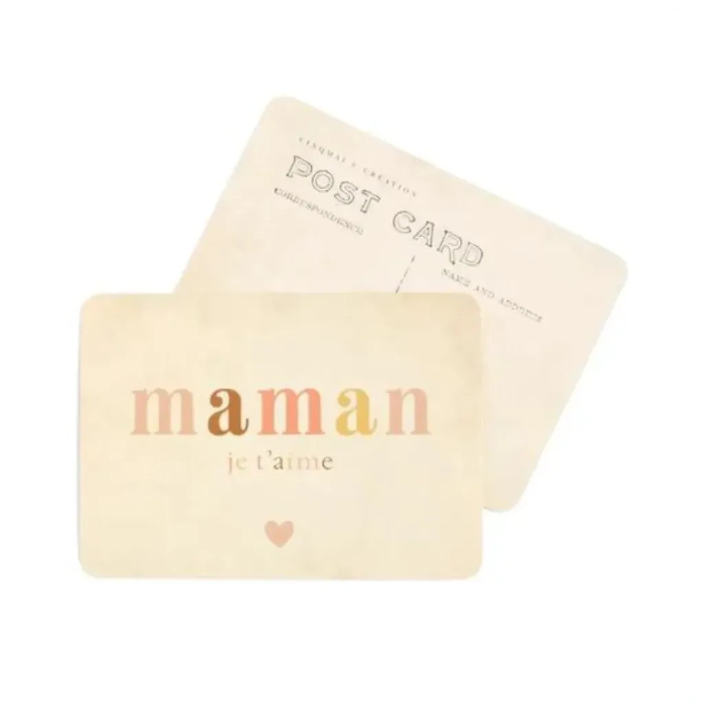 Cinq Mai Carte Maman Je T'aime - Cinqmai Online
