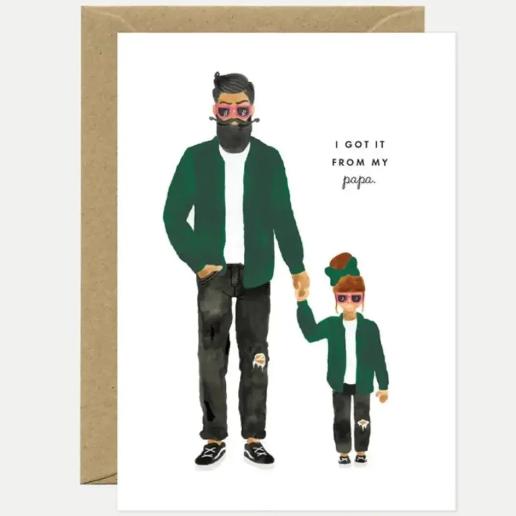 All The Way To Say Carte Papa et sa Fille - Fashion