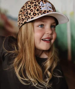 Hello Hossy Casquette Léopard Rayé Écru Kids - New