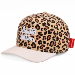 Hello Hossy Casquette Léopard Rayé Écru Kids - New