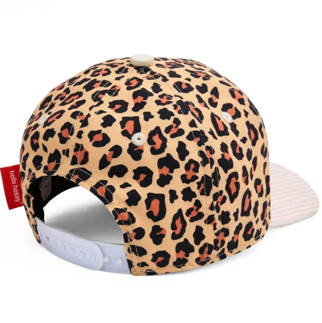 Hello Hossy Casquette Léopard Rayé Écru Kids - New