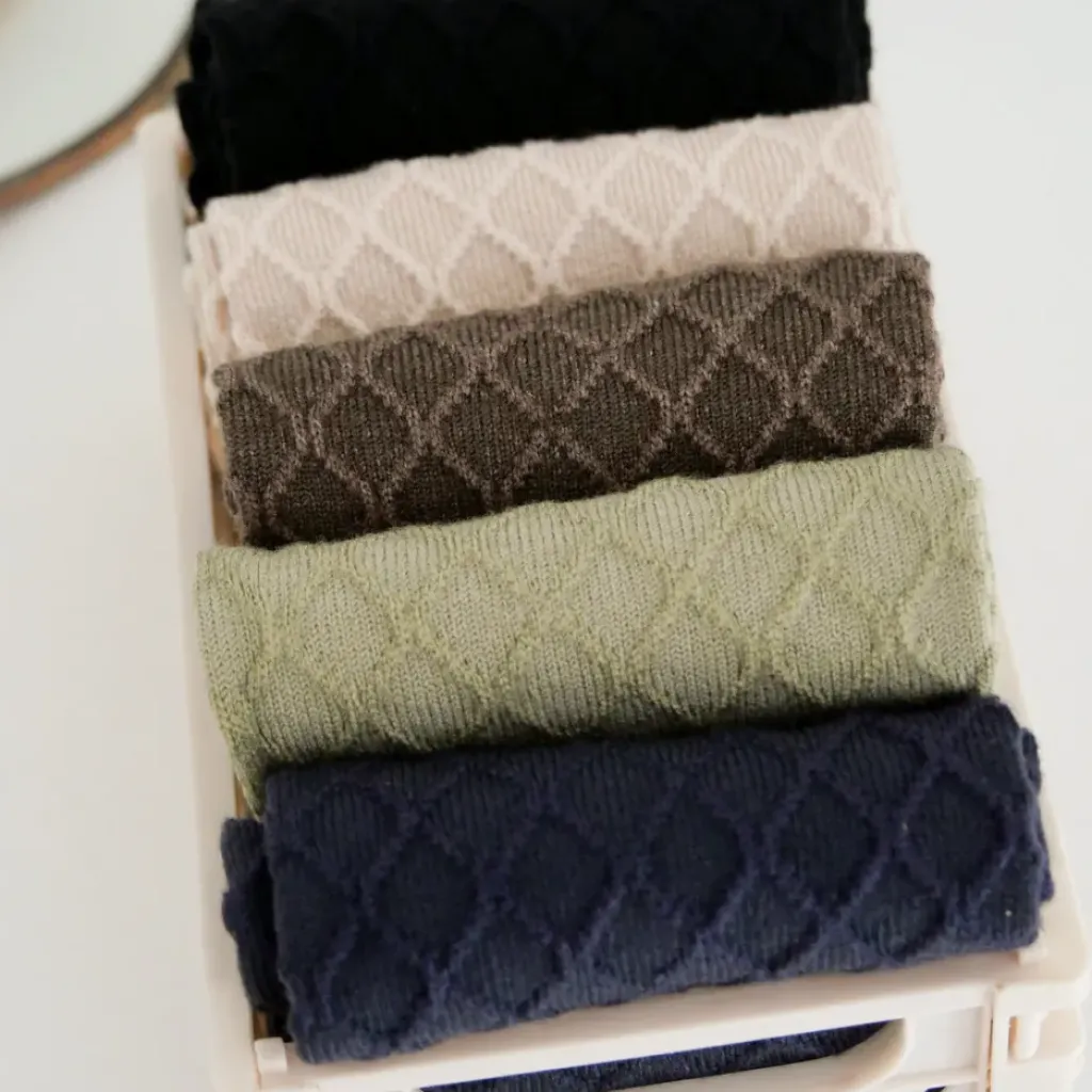 Gentil Coquelicot Chaussettes Losange Kaki - Best