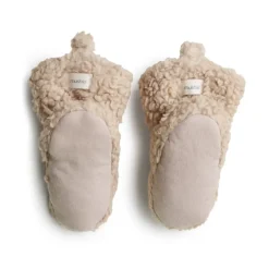 Mushie chaussons Bébé Sherpa Beige - Online