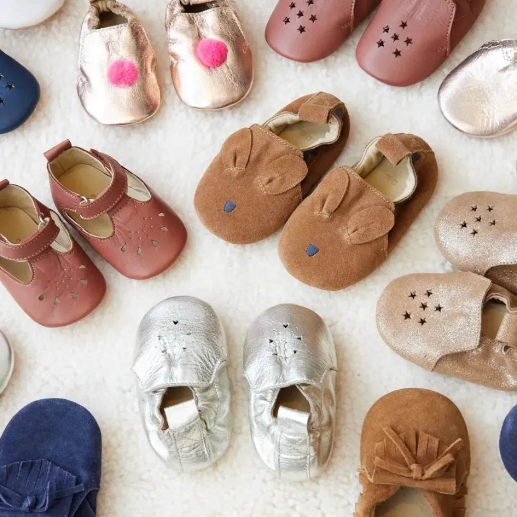 Petit Toi Chaussons Bébé Starlette Camel - New