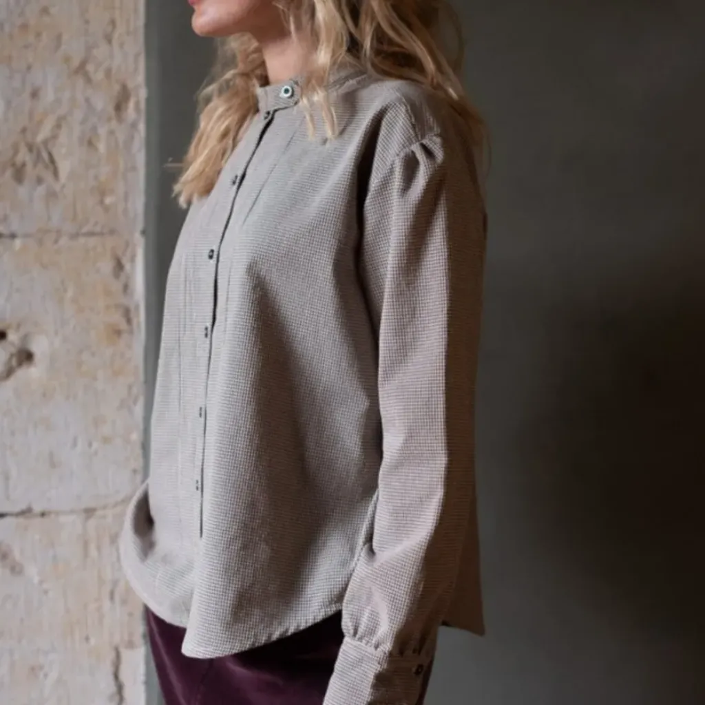 Marlot Paris Chemise Argentine Vichy Noir - Sale