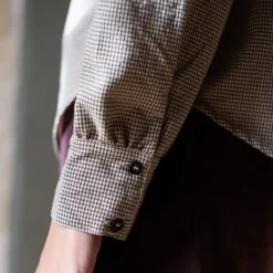 Marlot Paris Chemise Argentine Vichy Noir - Sale