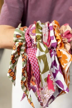 Apaches Collections Chouchou Foulard Mano Khadi Fuchsia - New