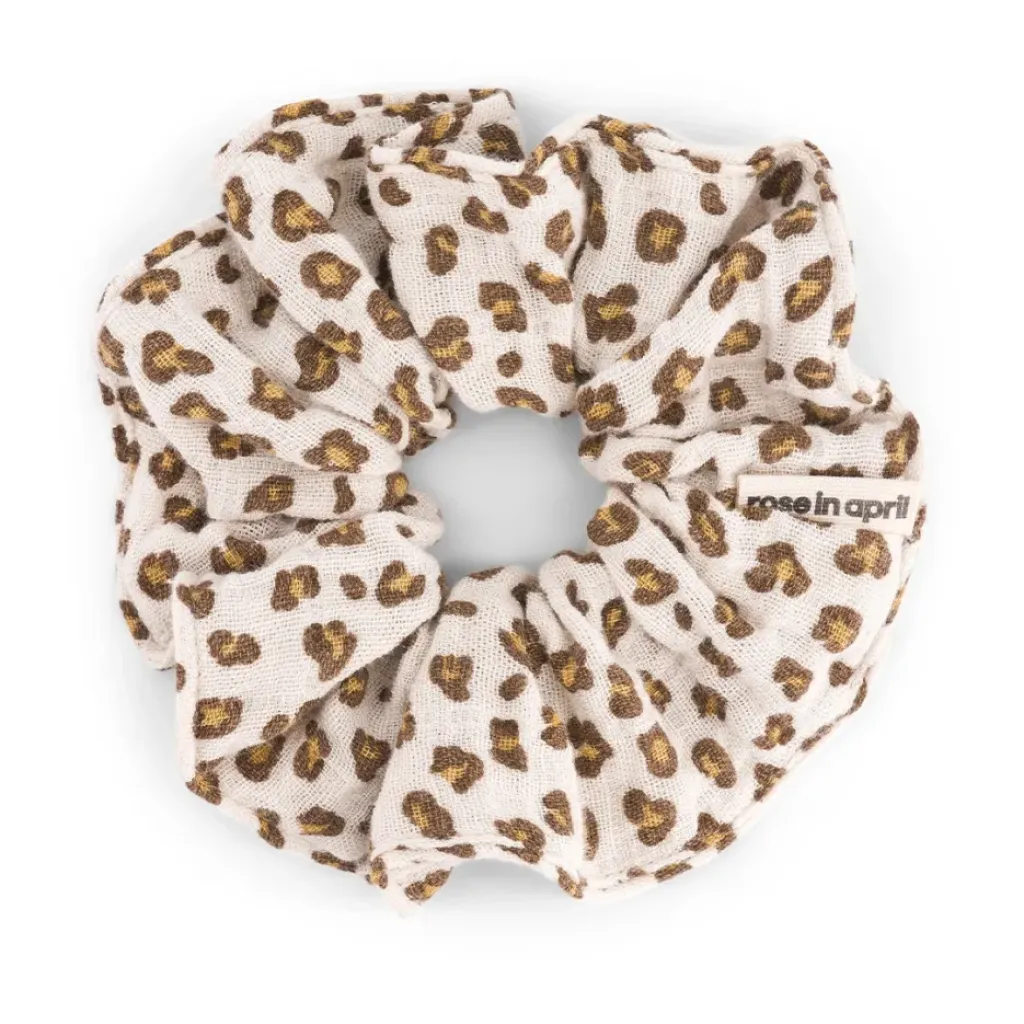 Rose In April Chouchou Léopard Café - Hot