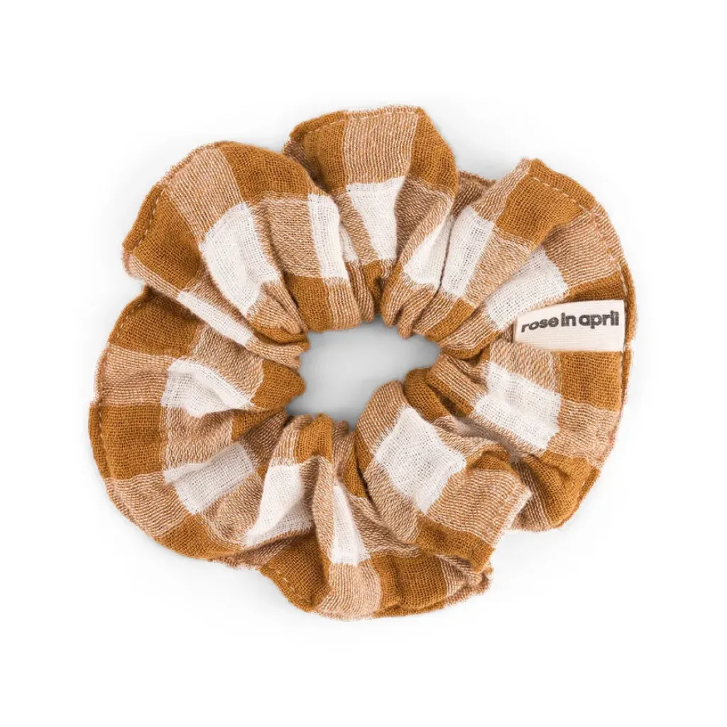 Rose In April Chouchou Vichy Caramel - Online