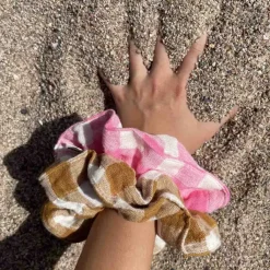 Rose In April Chouchou Vichy Caramel - Online