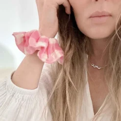 Rose In April Chouchou Vichy Néon Rose - Clearance