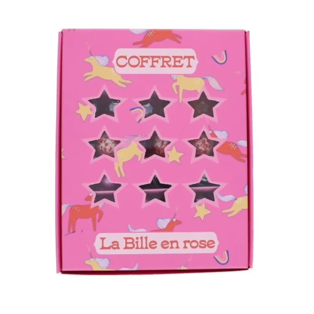 Mercredi Coffret de Billes Rose - Sale