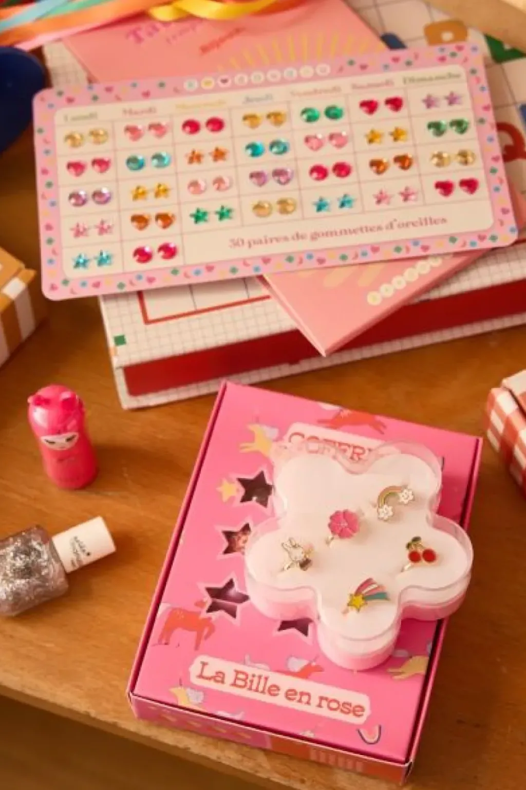 Mercredi Coffret de Billes Rose - Sale